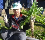 【報告】12/15わんぱく題楽「餅つきに挑戦！大根収穫祭！！」