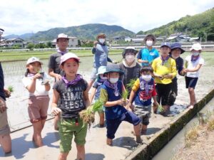 【わんぱく里山】田植えと サツマイモのつるさしとじゃが芋収穫【報告】